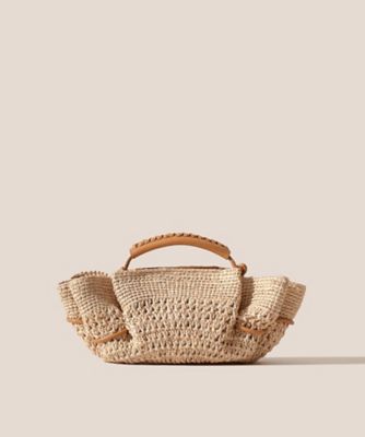 ＜HEREU (Women)＞バッグ　Ａｒｔａ　Ｍｉｎｉ　Ｃｒｏｃｈｅｔ　Ｒａｆｆｉａ　６Ｓ／ＡＭＩＣＲＲＡＷＢＳ２６